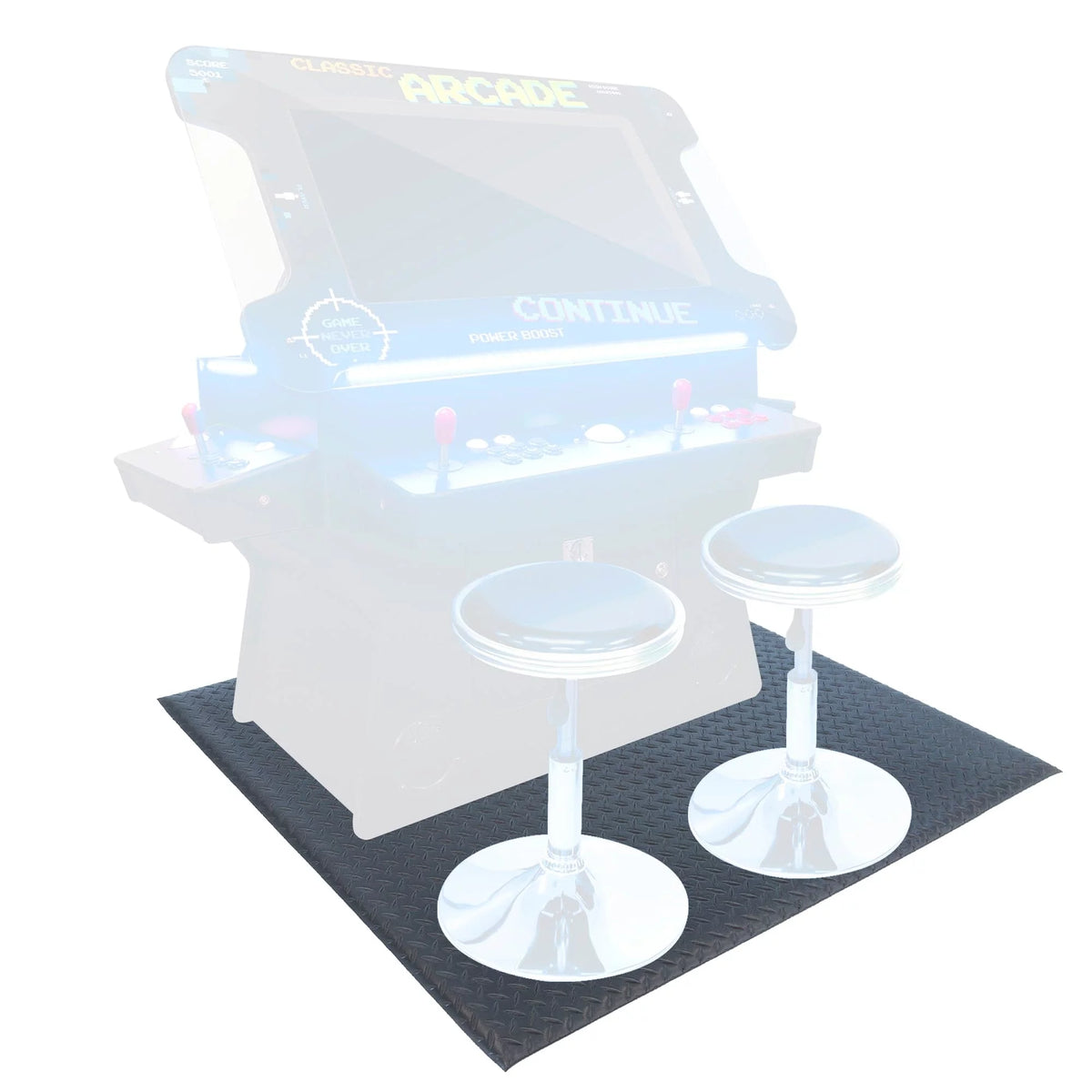 2 Player 3 Sided Tilt-screen Cocktail Arcade Setup