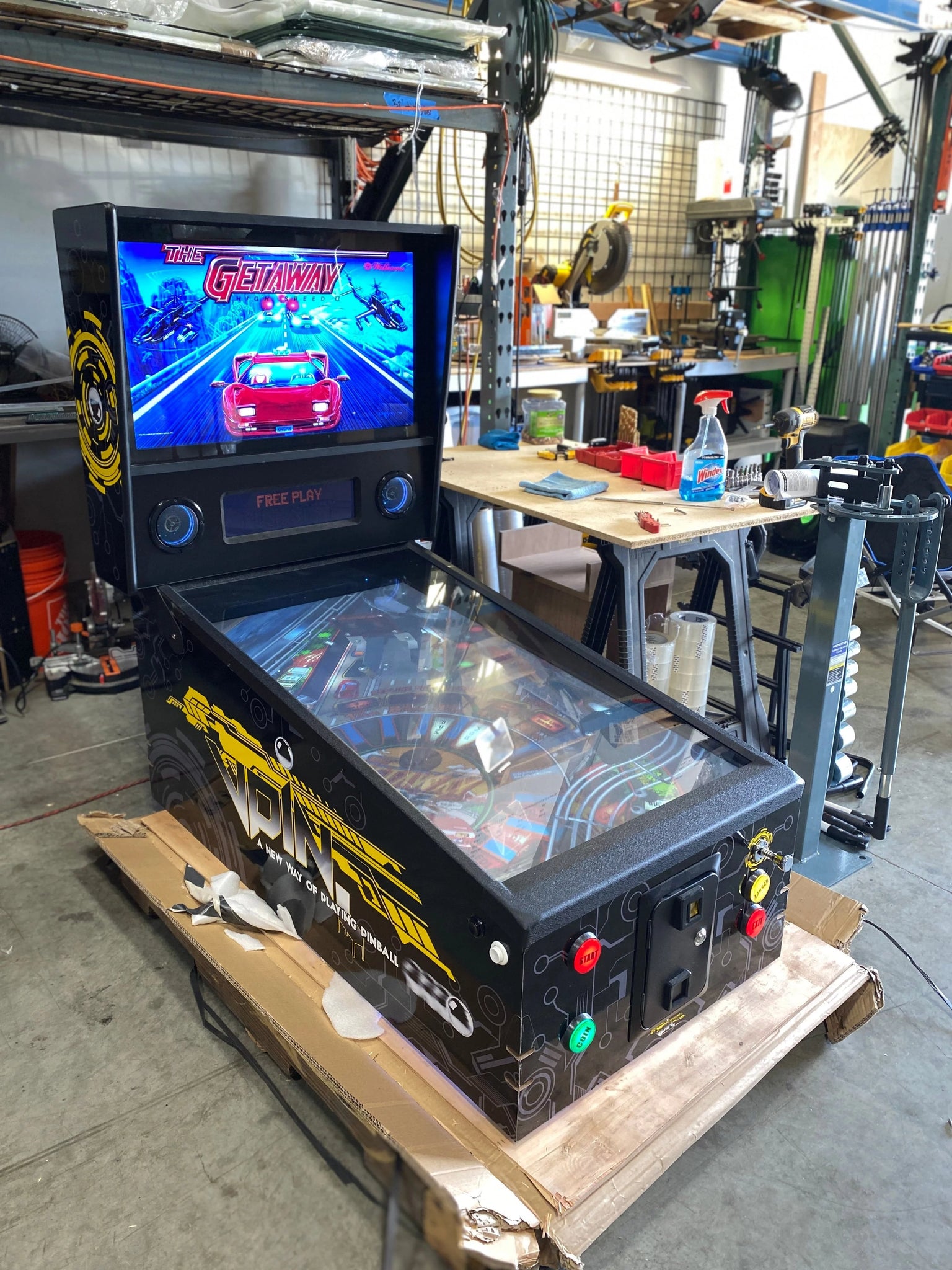 Virtual Pinball Machine, 49 4K-LCD Screen, 300+ Games