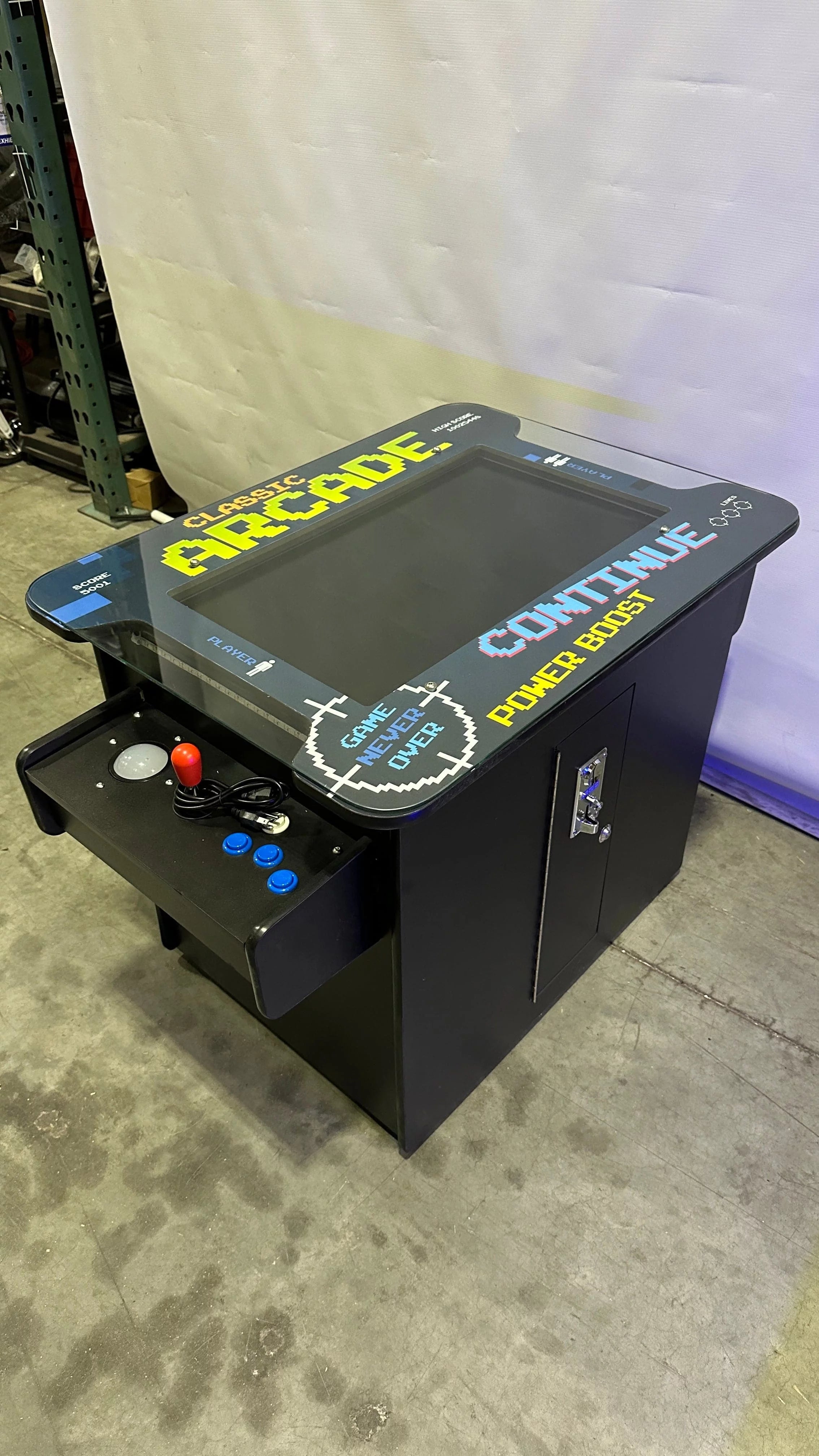 USED - 336141(27) Creative Arcades 2 Player Cocktail Arcade with Trackball | 412 Classic Games | 27" LCD Screen